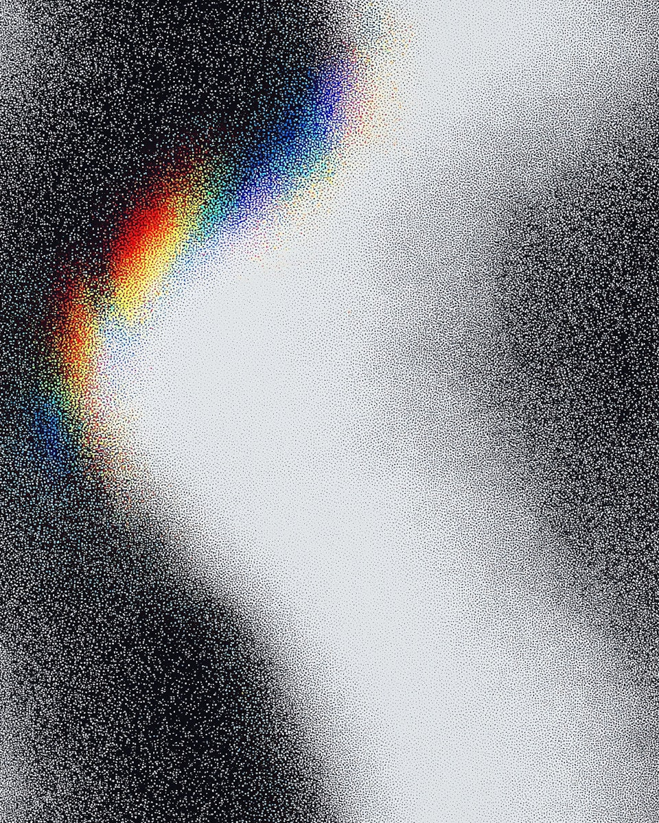 stippled modern painting done digitally